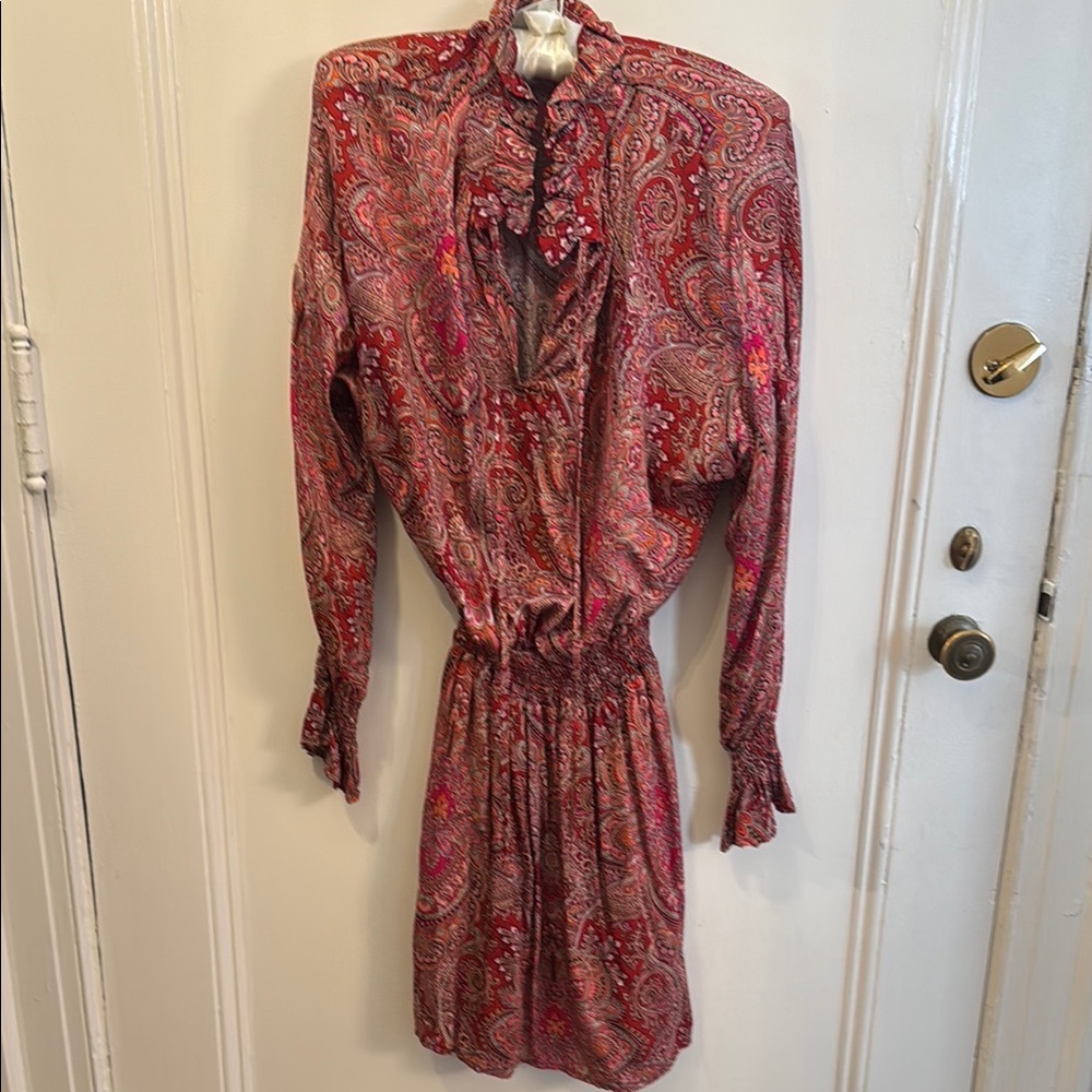 Elegant Finley paisley print dress